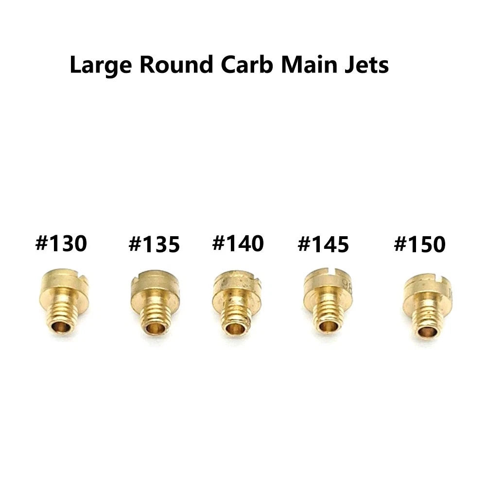 5pcs Carb Main Jets for Mikuni #130 #135 #140 #145 #150