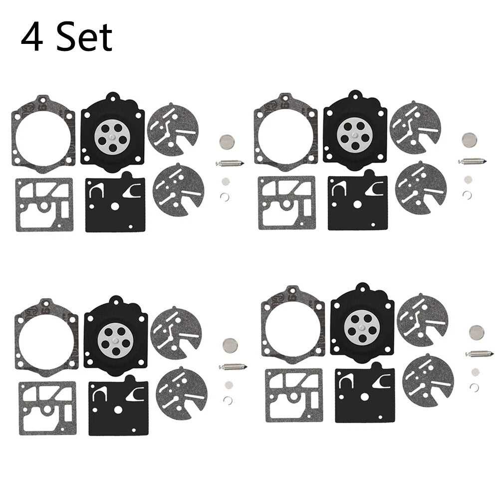 Set of 4 Carburetor Gasket Kit for Husqvarna 44 140S 240S 444 Walbro K10-HDC
