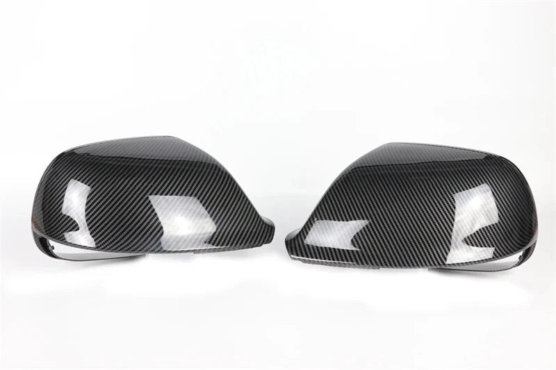 Carbon Look Side Mirror Cap Covers for Audi Q5 8R (2009–2017)