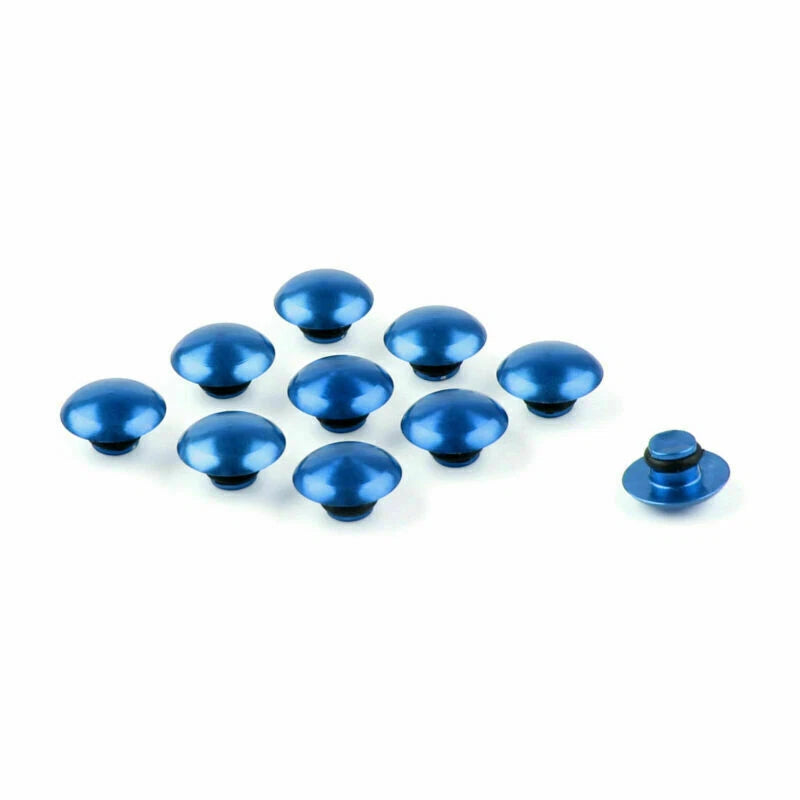 Set of 8 Hex Socket Bolt Screw Nut Head Cover Caps for M6 6MM Motorcycle