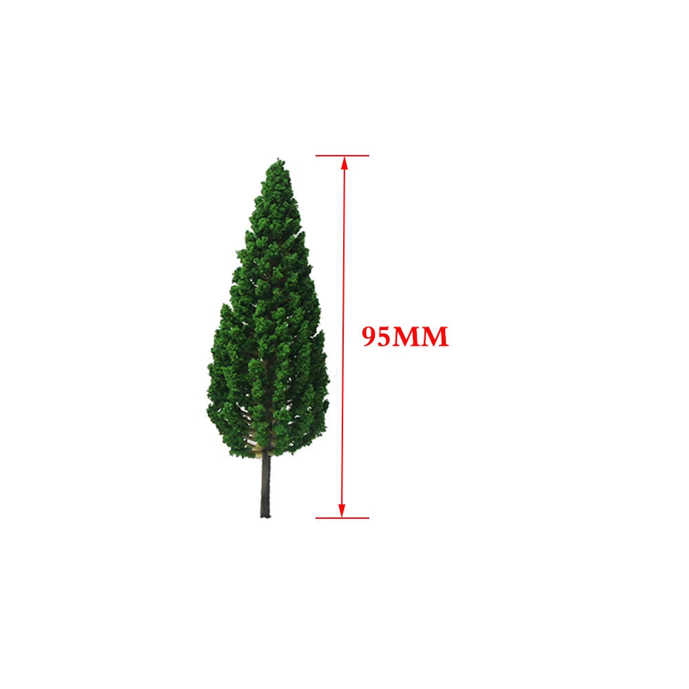 20pc 3.74" Green Pine Tree Scenery for Train Railroad Park (Scale Model)