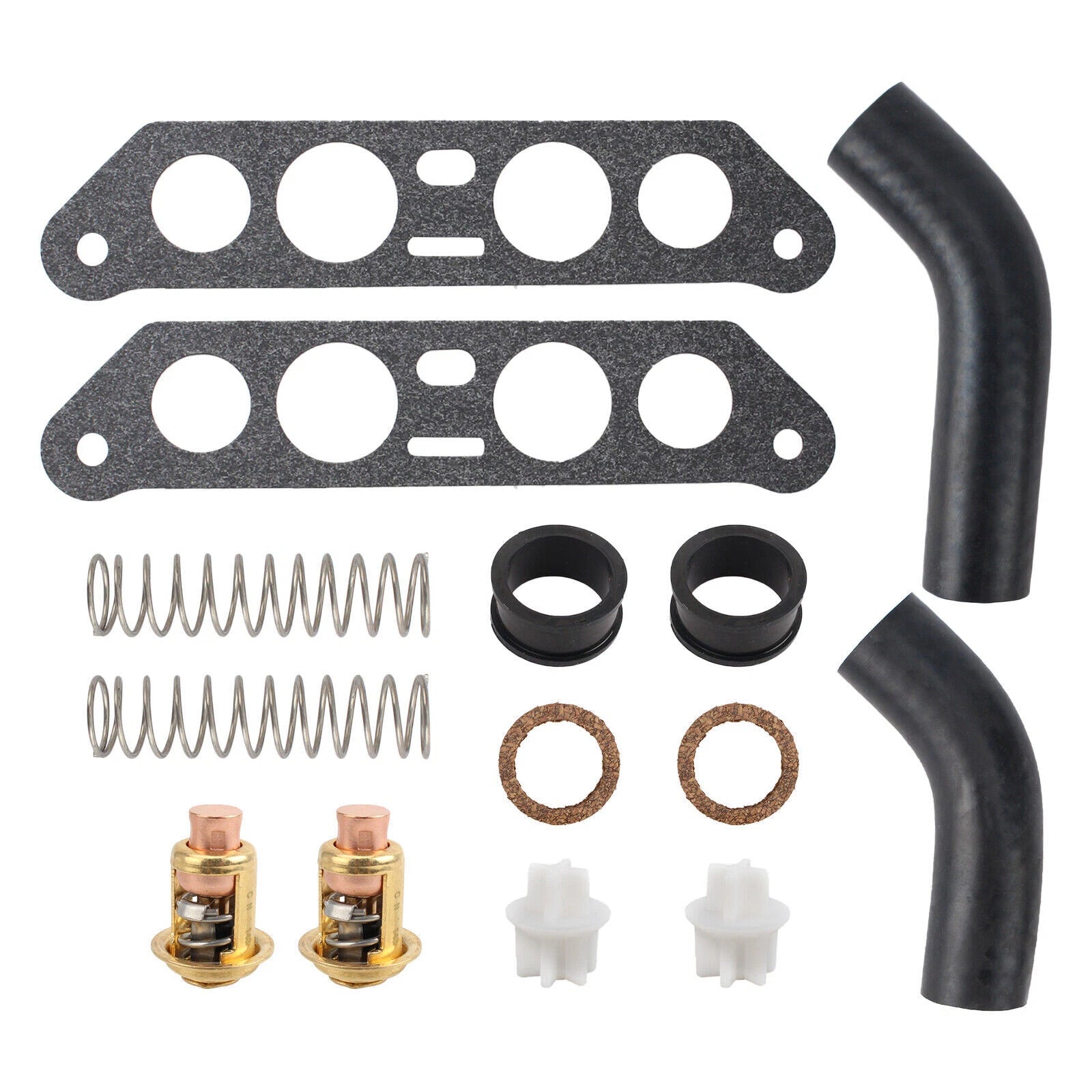 Thermostat Kit for Johnson Evinrude V4 Crossflow 85-100 HP (1985–1990) 434841 18-3673