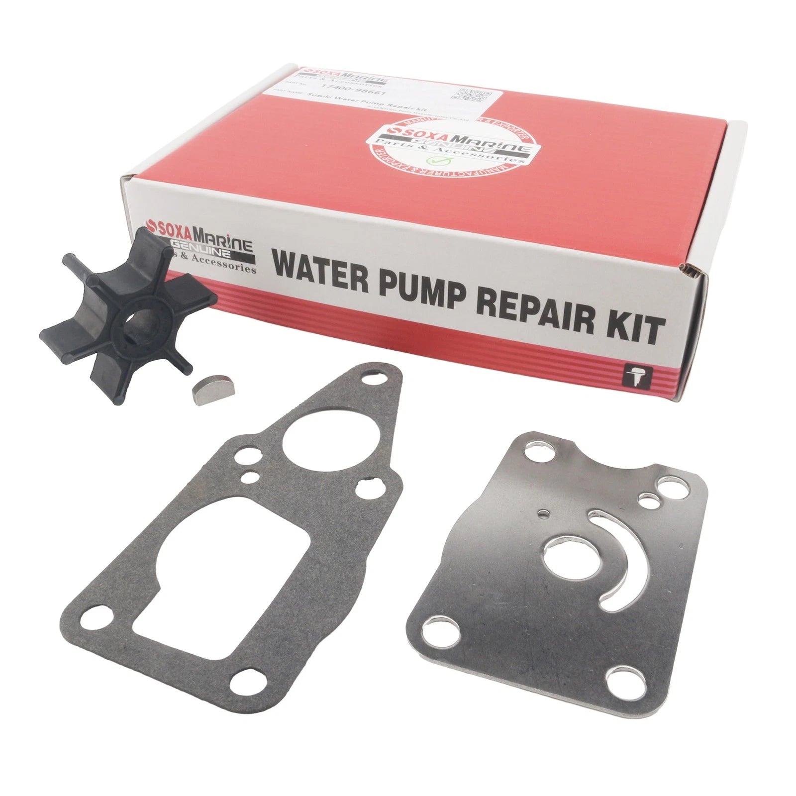 Water Pump Impeller Repair Kit for Suzuki DF 4 5 6 HP (2000–2023) 17400-986L1 5034323